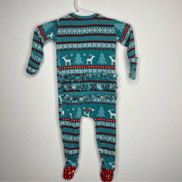 posh peanut bamboo footie zipper onesie - Picture 2 of 2